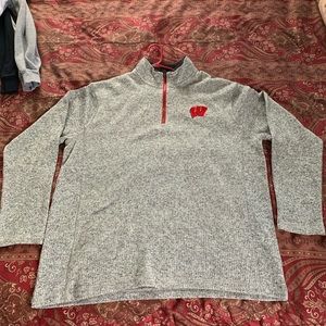Wisconsin Quarter Zip sweater